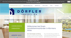 Desktop Screenshot of doerfler-immobilien.at