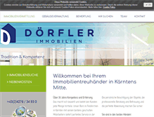 Tablet Screenshot of doerfler-immobilien.at